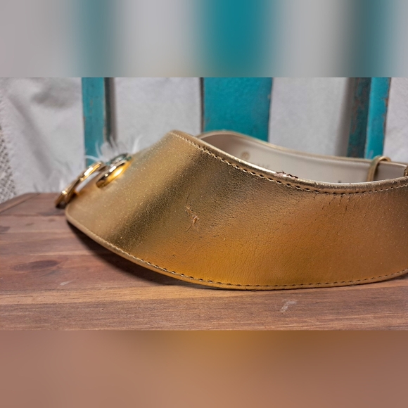 Vintage 31" Vegan Leather Belt - Picture 5 of 8